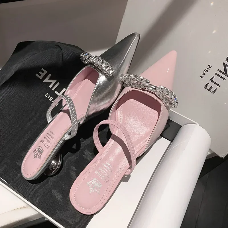 Women'S Shoes Clogs - Novas Sapatilhas Femininas Rosa Envernizadas de
