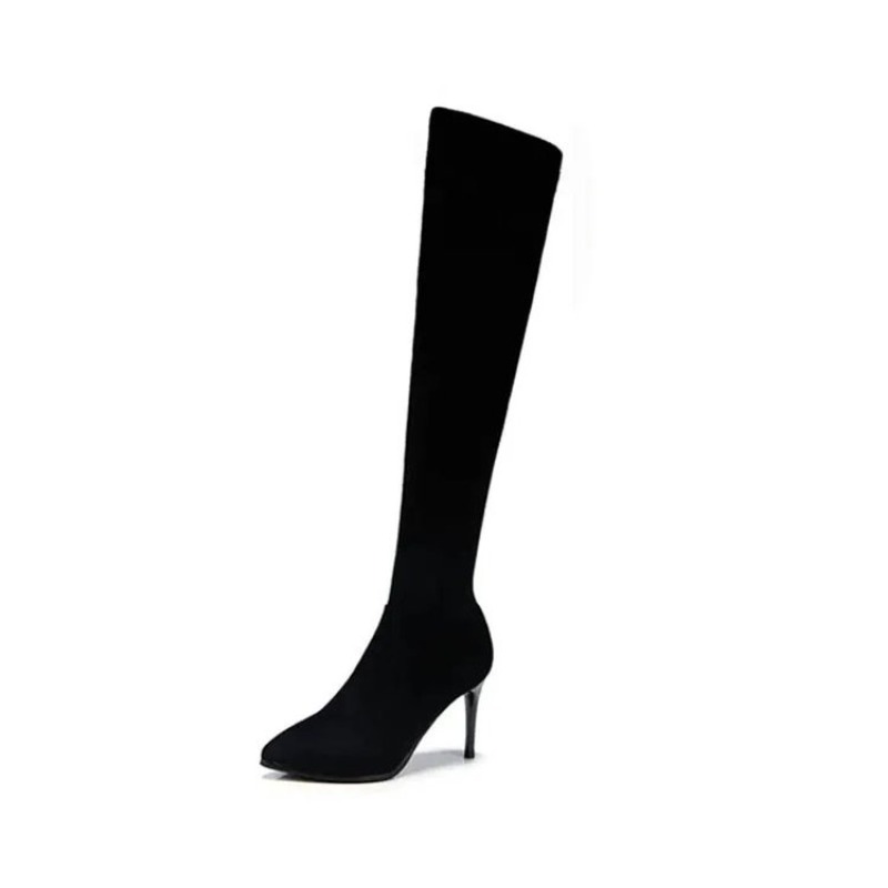 Sock Boot Women - Botas femininas sensuais, acima do joelho,