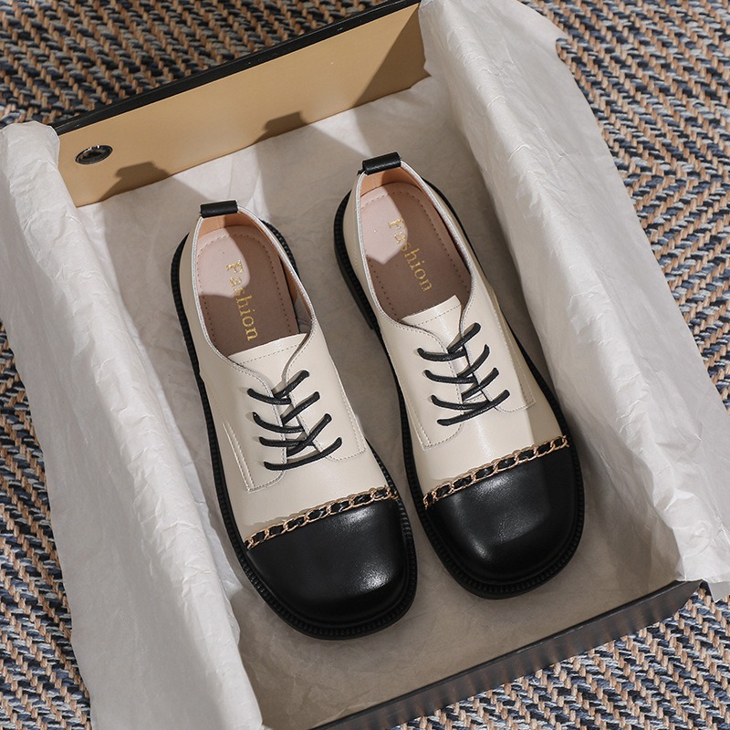 Oxford Lace Up Women - Novos sapatos retrô femininos, sapatos oxford