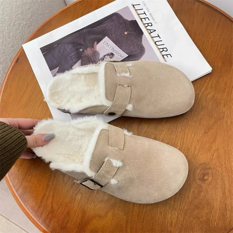 Women'S Shoes Clogs - Clogs Clássicos de Pelo Confortáveis para