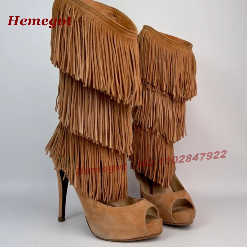 Sandálias Botas de Salto Alto  - Knee High Boots Women avaliação e preço