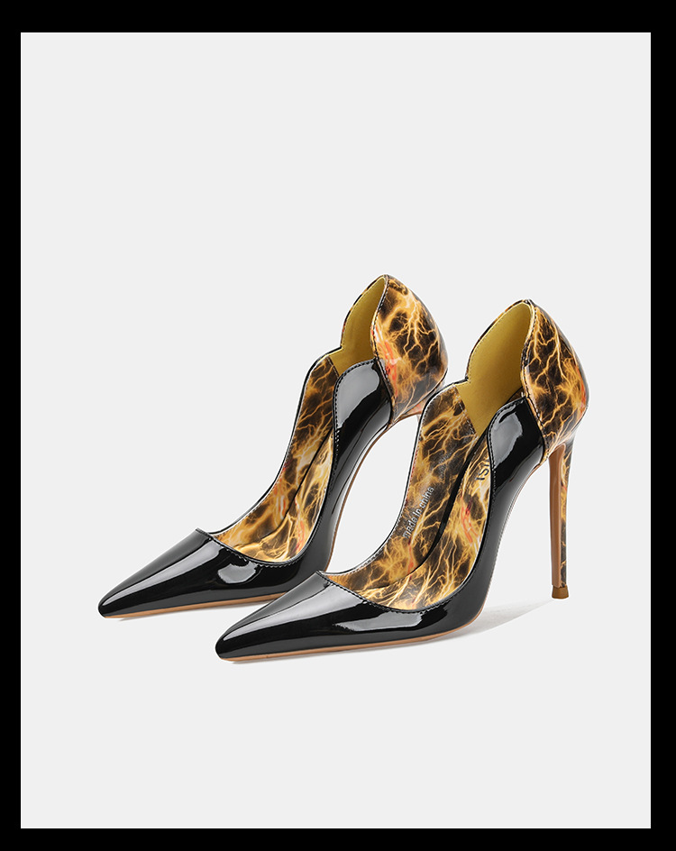 Sapatos de Salto Alto Feminino - Court Heel Pointed avaliação e preço