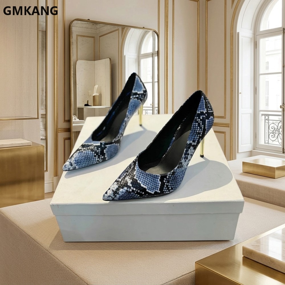 Sapatos femininos de salto bai - Court Heel Pointed avaliação e preço