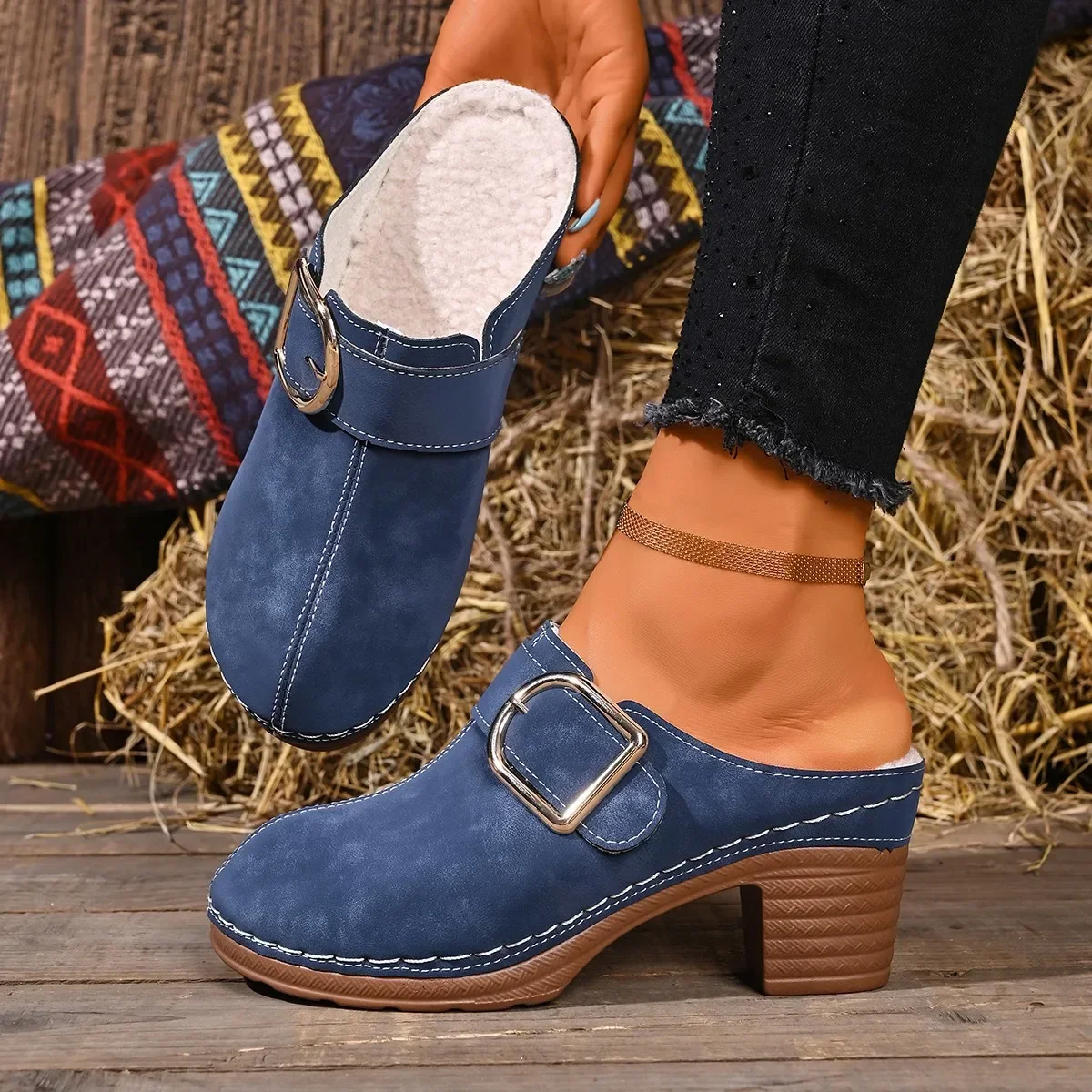 Chinelos Mules Femininos com S - Women'S Shoes Clogs avaliação e preço