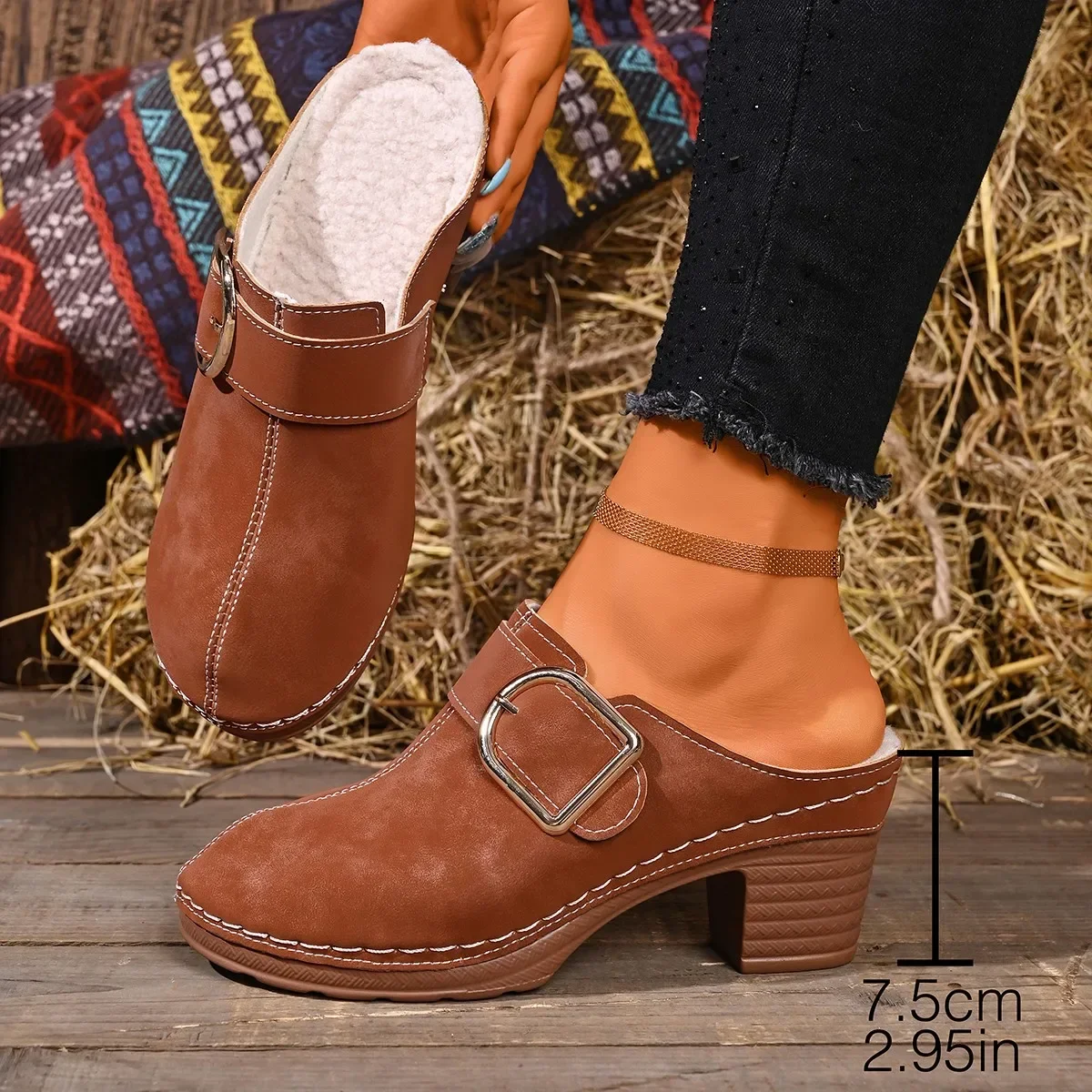 Chinelos Mules Femininos com S - Women'S Shoes Clogs avaliação e preço