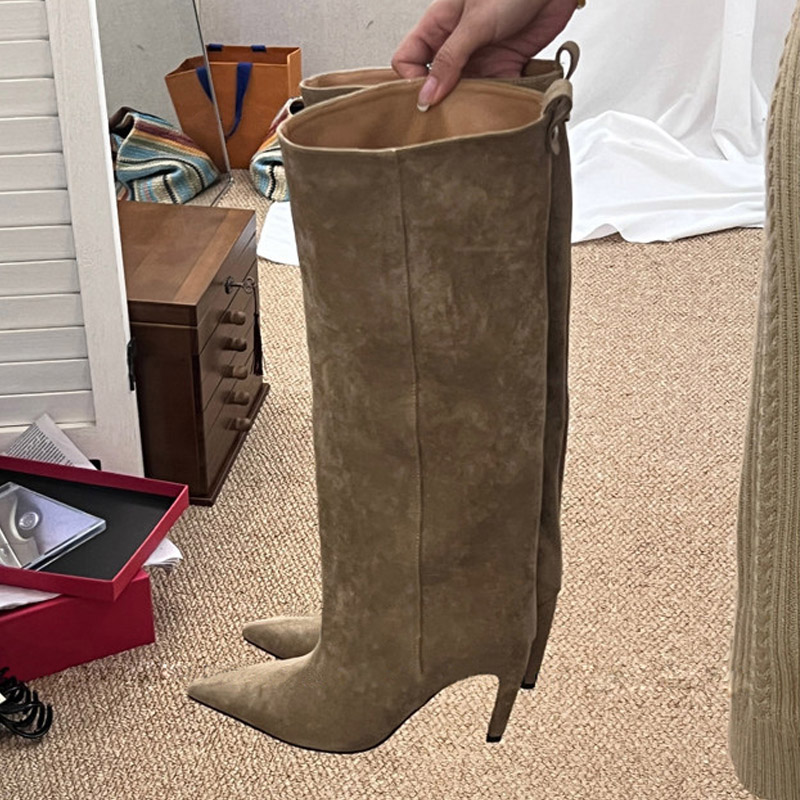 Eilyken Botas Femininas Sexy d - Knee High Boots Women avaliação e preço