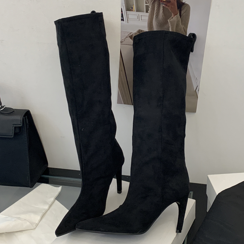 Eilyken Botas Femininas Sexy d - Knee High Boots Women avaliação e preço