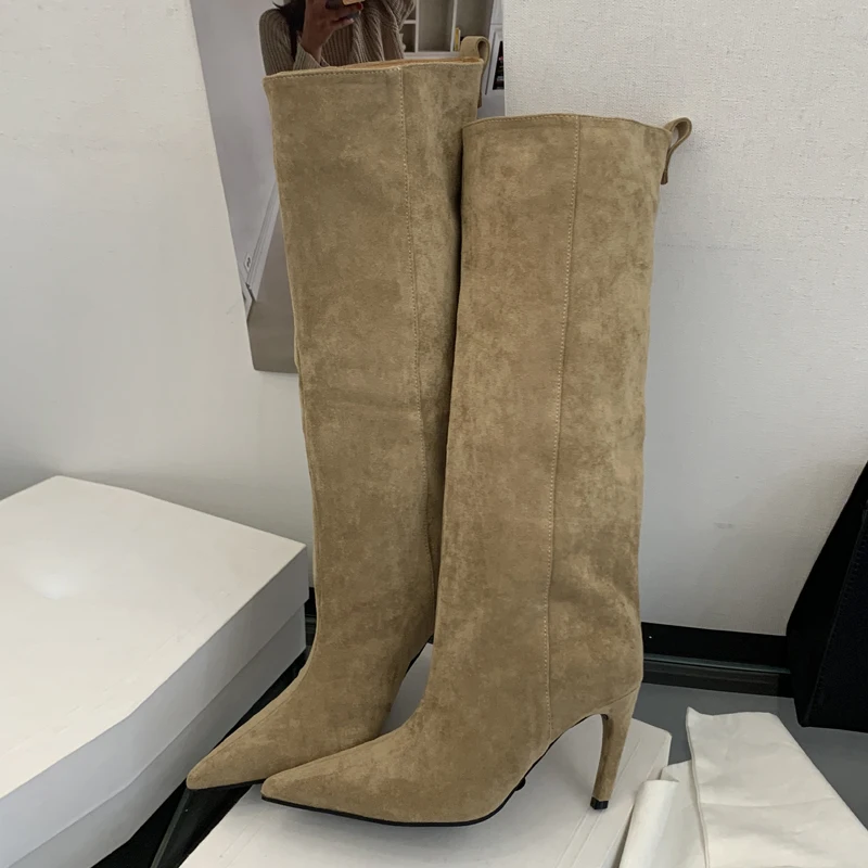 Eilyken Botas Femininas Sexy d - Knee High Boots Women avaliação e preço