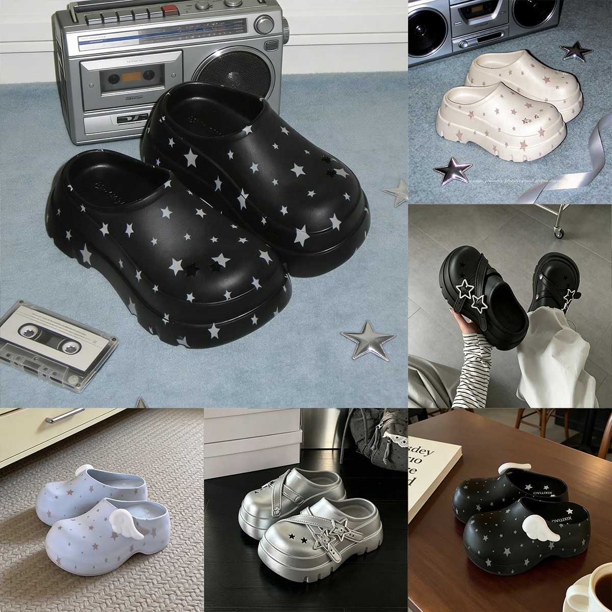 Novas Sandálias de Plataforma  - Women'S Shoes Clogs avaliação e preço