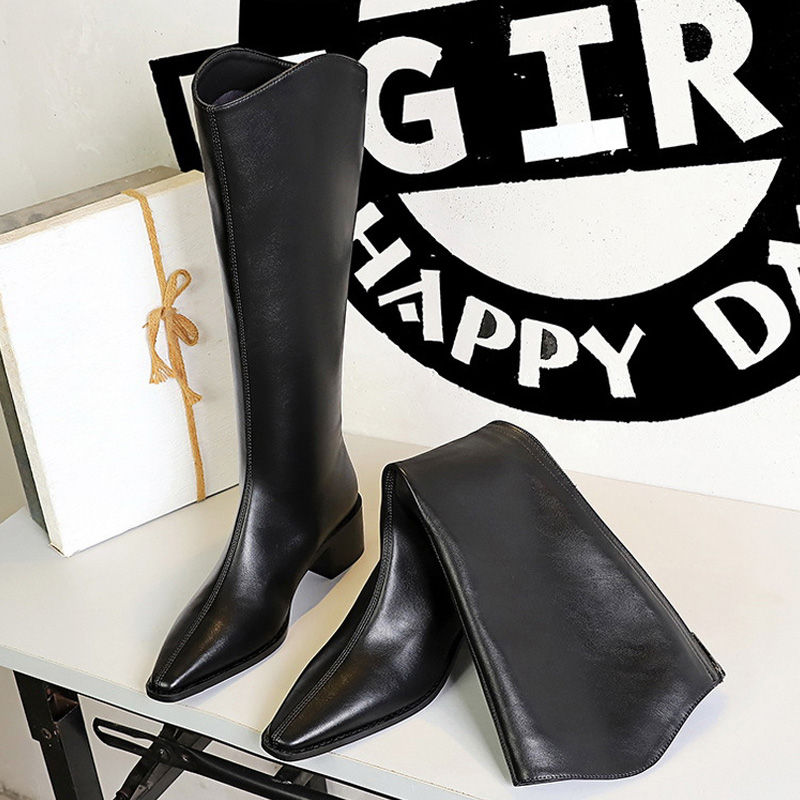 BIGTREE 2027 Novas Botas de Ca - Knee High Boots Women avaliação e preço